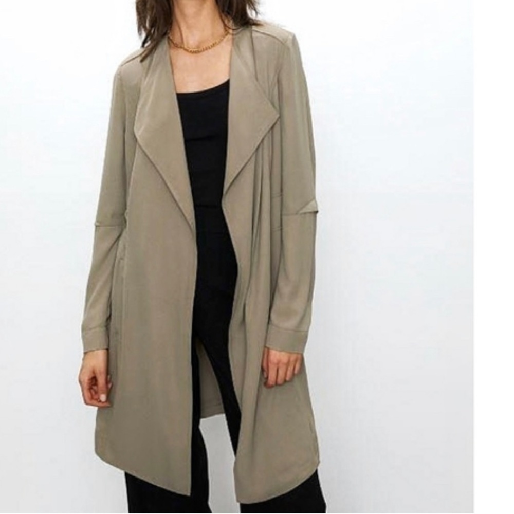 Babaton Tan Trench Coat